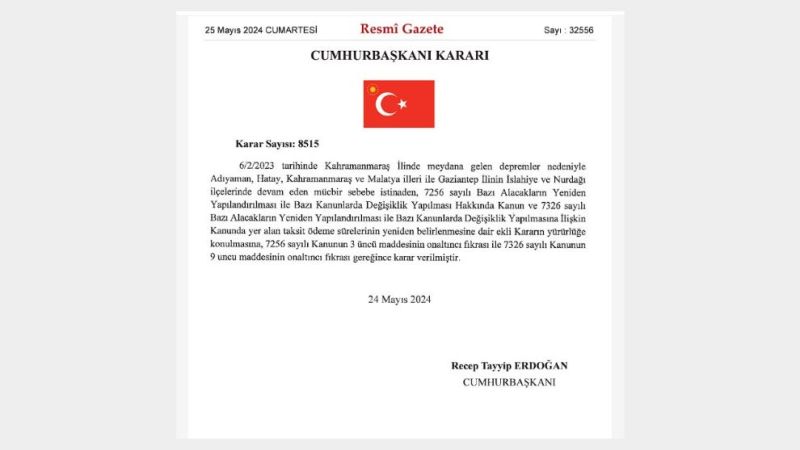 Malatya'da Ödeme Süreleri Yeniden Belirlendi!