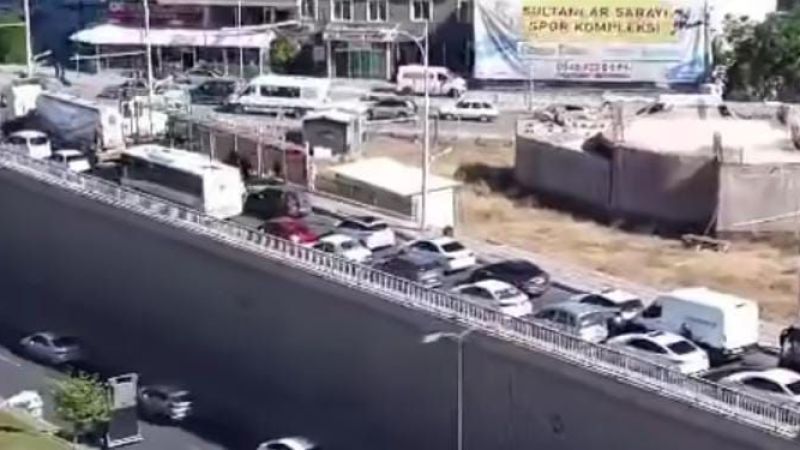 Malatya'da Trafik Kilitlendi... Vatandaş Pişti..!